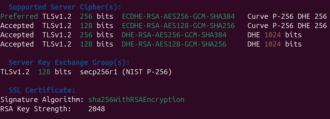 Nginx scan clean